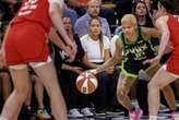 Napheesa Collier scores 31 points, Lynx clinch playoff berth with win vs Fever and honor Maya Moore