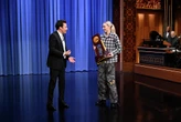 UConn's Paige Bueckers surprises Jimmy Fallon, Tonight Show audience with trophy