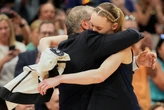 Paige Bueckers, Geno Auriemma hug: 'She cried because she's going to miss me'