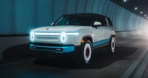 Rivian's Miami Vice R1S Charges Back to the 80s