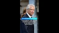 De Villepin sur la présidentielle : "Considérez que je suis candidat permanent, si ça peut vous faire plaisir !"