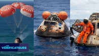VÉRIF' - De fausses images ont accompagné la mission lunaire Artemis II jusqu'à l'amerrissage