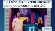Cube TV : ils ouvrent une salle pour jouer comme à la télé