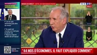 Des économies de 44 milliards, “c’est la marche pour qu’on sorte de la malédiction immédiate de la dette”, selon Bayrou