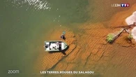 Zoom : les terres rouges du Salagou