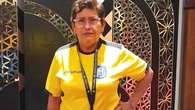 Cette Équatorienne assiste à chaque Coupe du monde de football depuis près de 30 ans grâce à un concours organisé par une célèbre boisson gazeuse