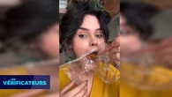VÉRIF' - Non, "manger sans avaler" n'est pas une tendance sur les réseaux sociaux