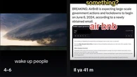 La plateforme Airbnb a-t-elle annoncé un confinement à venir le 6 juin ?