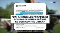 Frappes sur l'Iran : la volte-face de Donald Trump
