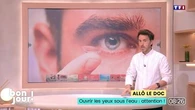 Allô le doc : Ouvrir les yeux sous l’eau, attention !