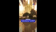 Mercredi soir, le pape Léon XIV a béni la plus haute tour de la Sagrada Familia