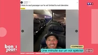 "L'énorme retard a découragé tous les passagers présents sur ce vol, sauf lui" : un homme voyage seul dans un avion de 179 places
