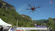 Des alliés pour assurer la sécurité : les pompiers de l'Ain et du Rhône utilisent des drones pour lutter contre les incendies et les noyades