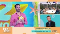 Bonjour ! La Matinale TF1 - Bruno Hourcade : le millionnaire ancien candidat des "12 coups de midi"
