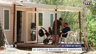 "On a cru qu'on allait repartir tellement il faisait chaud dans le mobilhome" : ces vacanciers obligés de s'adapter dans un camping de Gironde en pleine canicule