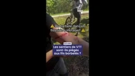 Doubs : les sentiers de VTT sont-ils piégés aux fils barbelés ?