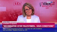 Les conditions pour reconnaître l'État de Palestine "ne sont pas réunies", selon Sophie Primas