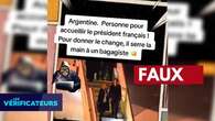 VÉRIF' - Emmanuel Macron en Argentine : n'y avait-il vraiment personne pour l'accueillir à sa descente d'avion ?