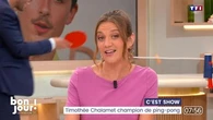 C'est show : Timothée Chalamet champion de ping-pong
