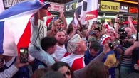 Avant France-Sénégal, les supporters français font monter l'ambiance à New York