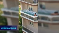 VÉRIF' - Une piscine a-t-elle vraiment été installée sur un balcon à l'occasion de la canicule historique que subit la France ?