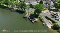 Quand notre fléchette tombe à... Savonnières