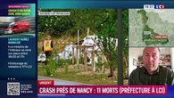 Onze morts dans le crash d'un avion à Tomblaine : "Si on n'a pas de boîte noire, on ne saura pas si c'est le moteur qui s'est arrêté", explique François Nénin sur LCI