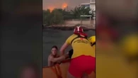 "On dirait la fin du monde" : en Grèce, des villages en proie aux flammes évacués