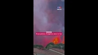 Incendies : évacuations d'urgence dans le Var