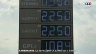 Carburants : ils repassent la barre des deux euros !