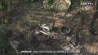 Cinq morts dans un terrible accident en Ardèche