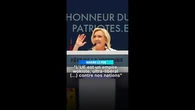 Marine Le Pen : "L'UE ? Un empire marchand, wokiste, ultra-libéral (...) contre nos nations"