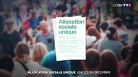 Allocation sociale unique : une loi en décembre