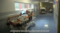 Les urgences face à l'afflux des coups de chaleur