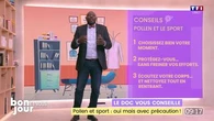 Le doc vous conseille : Pollen et sport, oui mais avec précaution !