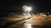 Commémoration du Débarquement : les images des feux d'artifice sur la côte normande