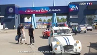Dans la ville du Mans : les vieux bolides roulent des mécanos