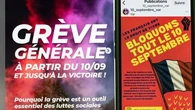 "Bloquons tout" : 100.000 participants et des sabotages attendus, s'inquiètent les renseignements