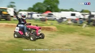 "Bienvenue chez les fous" : au cœur d'une course de tondeuses, la Formule 1 des jardins