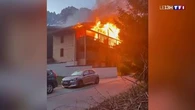 "On n'a pas le temps de réfléchir" : un immeuble de Chamonix ravagé par les flammes, une personne retrouvée décédée