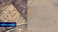 VÉRIF' - Ces étoiles de David tracées au sol sont-elles apparues à Gaza et en Iran ?