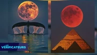VÉRIF' - Une "Lune de sang" devant une baleine ou au-dessus des pyramides ? Attention à ces fausses images