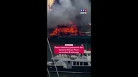 Deux bateaux prennent feu dans le Vieux-Port à Marseille, au moins 9 blessés