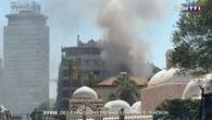 Des explosions près de l'hôtel d'Emmanuel Macron en Syrie