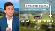 Ma voiture achetée d'occasion il y a moins d'un an est tombée en panne, que faire ? Le 13H à vos côtés