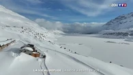 La vie au refuge : la neige à perte de vue