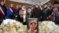 Féminicide à Haumont : 300 personnes rendent hommage à Isabelle Mortaigne, tuée par son mari