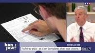 Nicolas Ose : Fiche de paie, et si on comparait avec nos voisins ?