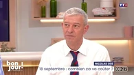 Nicolas ose : 18 septembre, combien ça va coûter ?