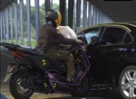 豊田合成、バイク用エアバッグを開発中…早期の市場投入を目指す
